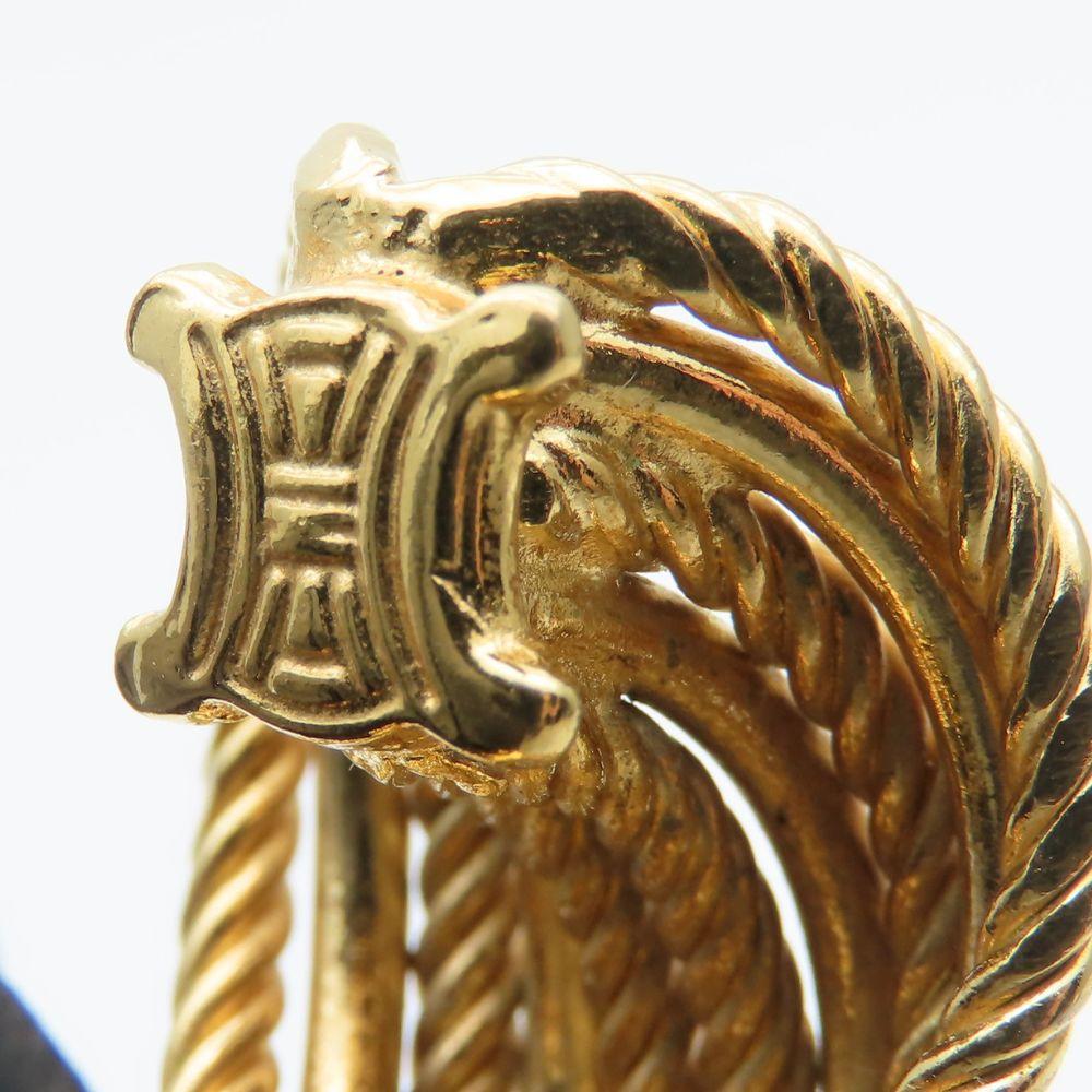 Used CELINE Earring metal 20.6g gold plating