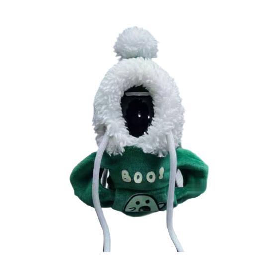 Christmas Gear Shift Hoodie Cozy Car Shift Knob Cover Gear Shift Knob Sleeve for Cars Soft Plush Gear Stick Costume for Most Vehicles