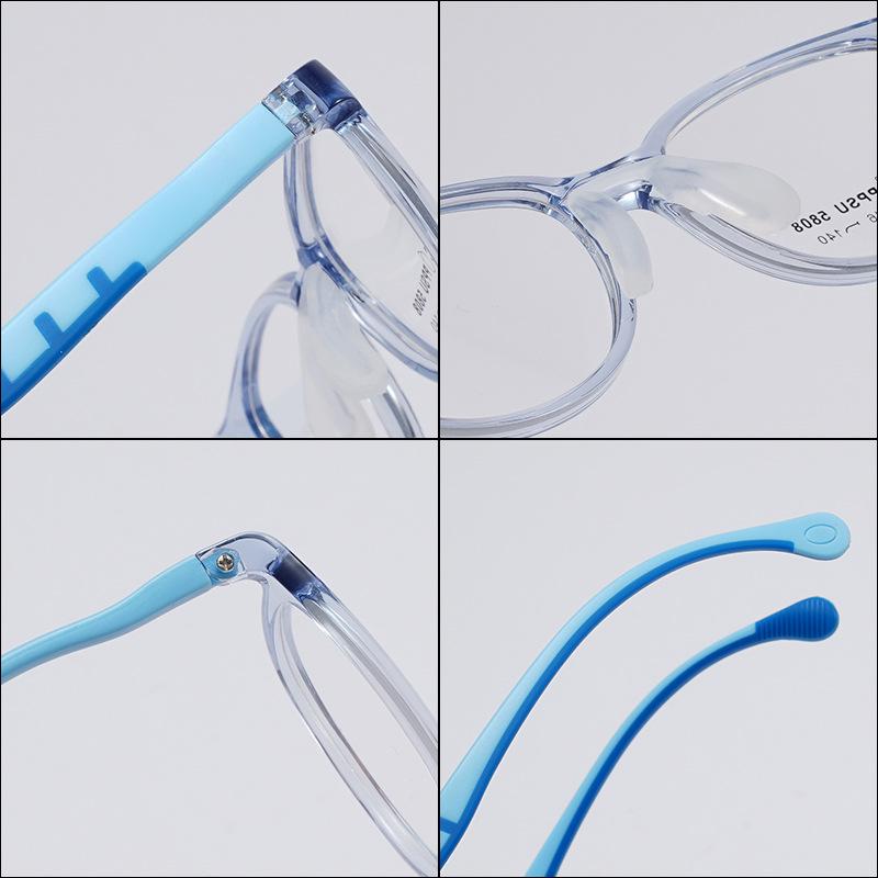 Bequeme PPSU-Brille mit Silikon-Nasenpolstern für Jugendliche – Unisex und für Sehstärken geeignet