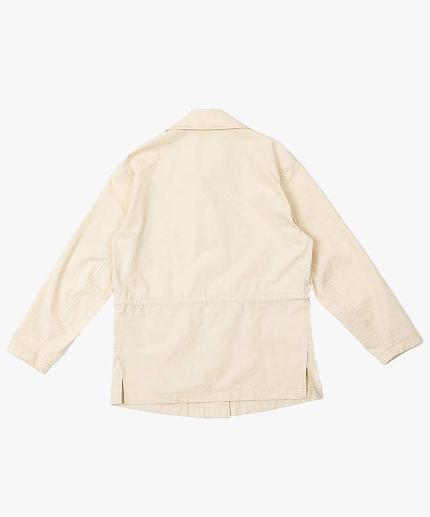 Fabeur Cotton Work Jacket (Cream)