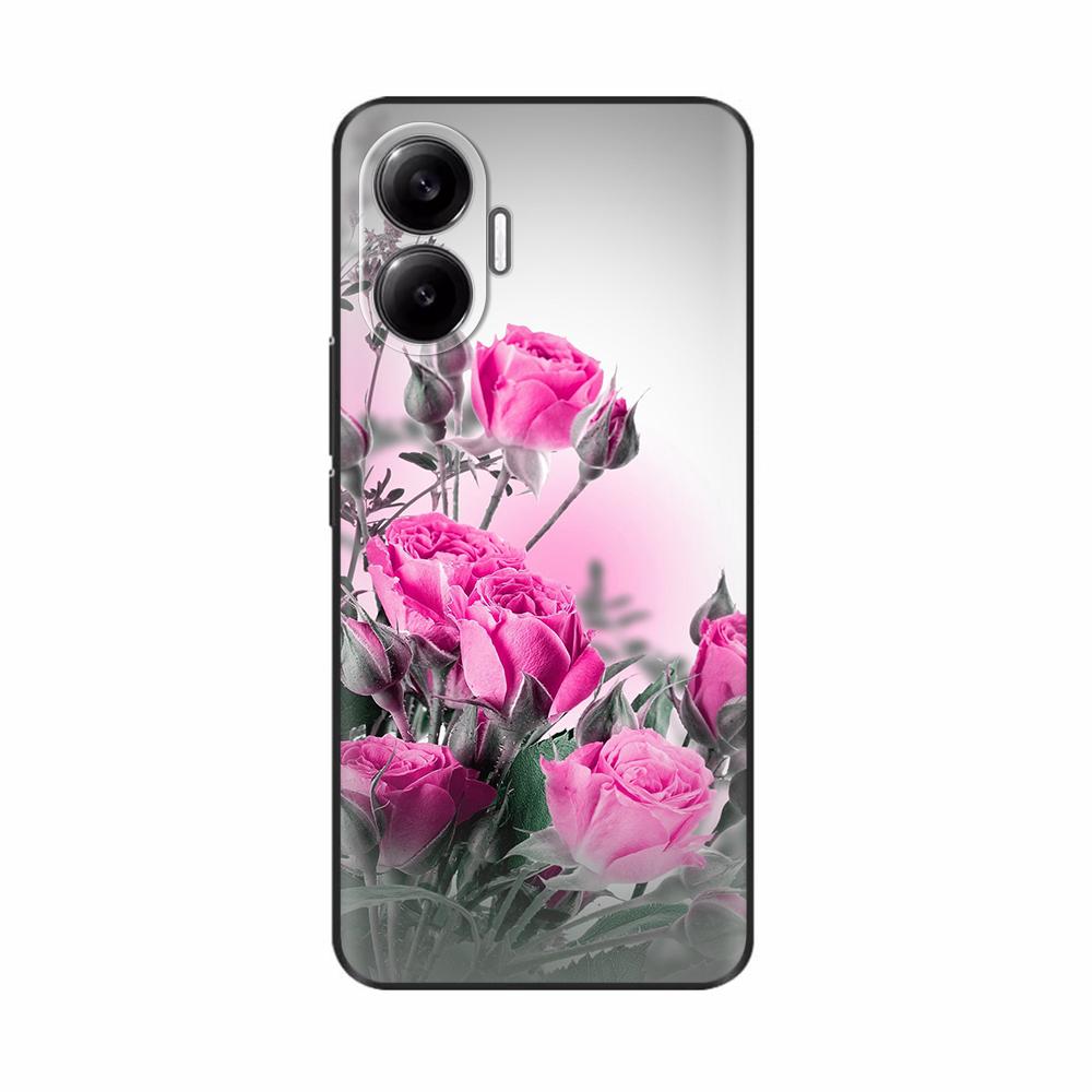 For Xiaomi Poco F7 PocoF7 Phone Cover For Redmi Turbo 4 Pro 5G Case Silicone Cute Love Painted Shockproof Shell Bumper Fundas