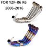 2006-2016 Yamaha YZF-R6 Modified Front Exhaust, Connects to Original Rear