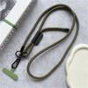 Süßes verstellbares Lanyard Crossbody Schultergurte Schlüsselanhänger Schlüsselring Geflochtenes Seil Mit Ersatz-Patch Zubehör