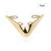 Women's Pointed Toe High Heel Protector - Leather Anti-Kick Decorative Cover with Metal Cap for Shoe Protection.