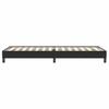 Łóżko Box Spring Bez Materaca Czarne 90X220 Cm Aksamit