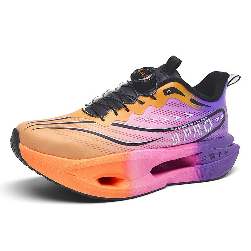 Fleece red rabbit pro full palm carbon board running shoes breathable sports shoes student high school entrance examination shock absorption racing