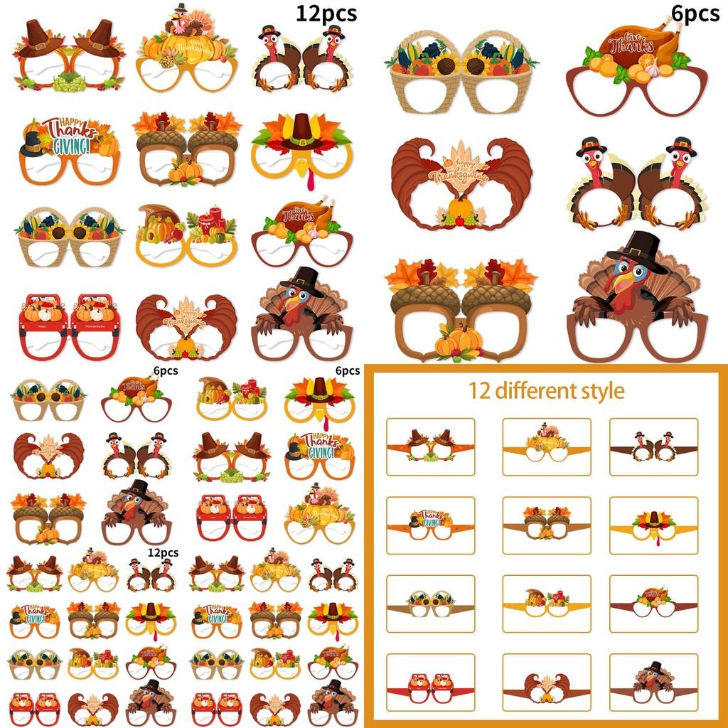 Paper Costume Glasses Photo Props For Kids And Adults Halloween And Festive Events
