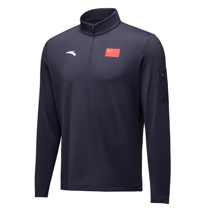 Anta Sports Quick-Dry Casual Comfortable Versatile Long Sleeve Hoodie Men hoodies Legendary-Blue 452440115-2