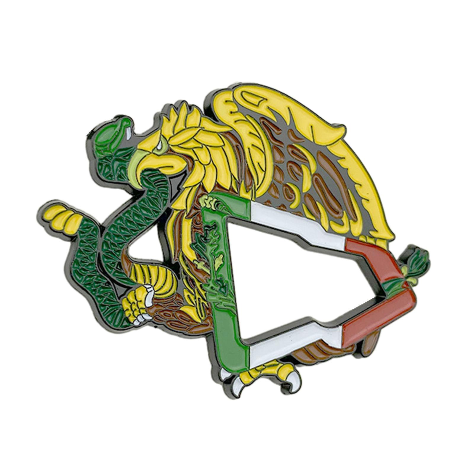 

Fashionable Metal Owl Shaped Hat Pin Cultural Mexican Owl Souvenir Clip Stylish Brooch Decoration for Hats and Clothes 1