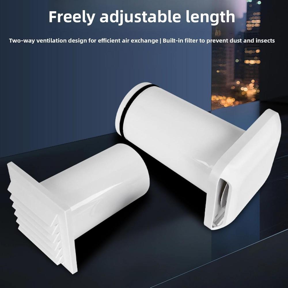 Adjustable Airflow Through Wall Ventilation Kit Wall Ventilation Kit For Portable AC