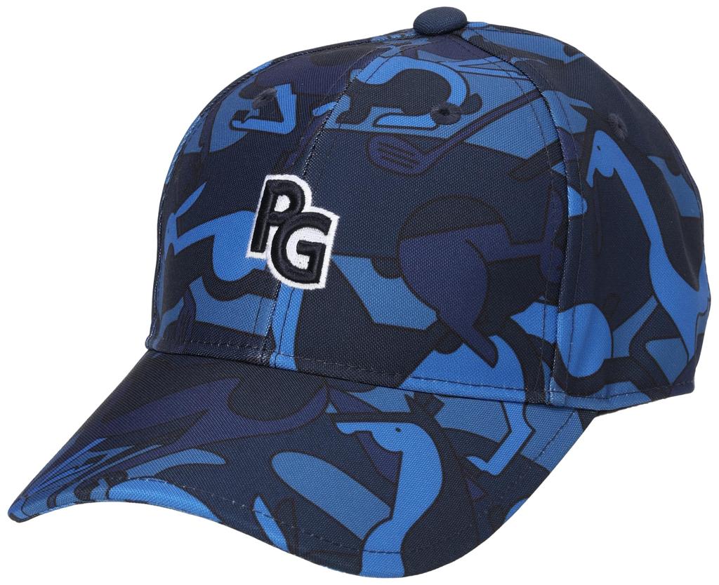 [PEARLY GATES] Unisex Cap (POP Horse Pattern, Size Adjustable)  Golf Hat  053-4287903 121Navy FR