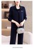 Women's Casual Sportswear: Spring/Autumn Loose Hoodie, Long Pants, Outdoor Jogging/Fitness Three-Piece Set
