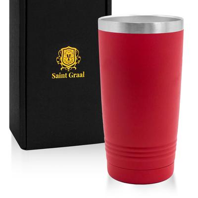 60th Birthday 60 Year Old Red Gift for Vacuum Red X Silver [SaintGraal] Tumbler, Gift, Gift, Men, Women, Goods, Insulation, 600ml,