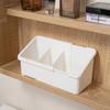 Expandable Design Cosmetic Storage Box White Desktop Storage Rack  Bathroom Organization