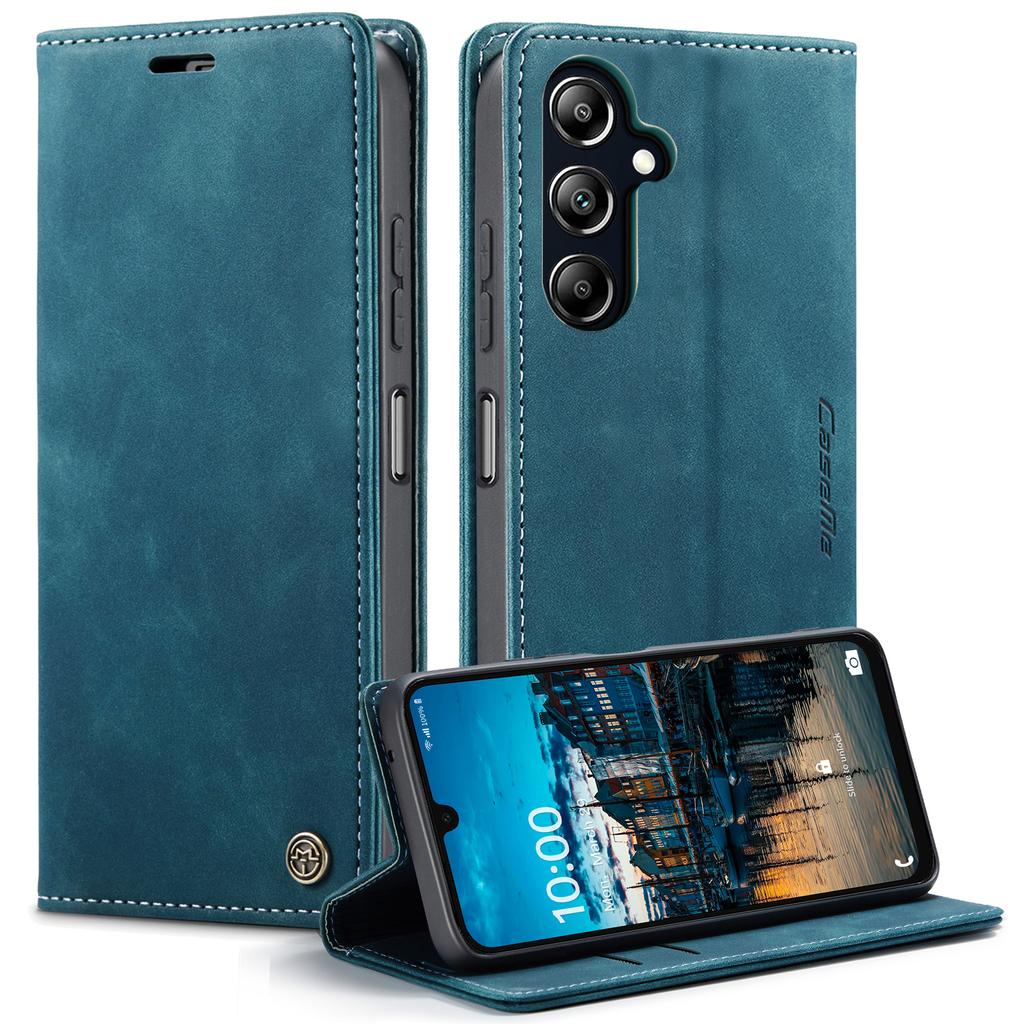 For Samsung Galaxy A16 5G/A16 4G Case CASEME 013 Series Card Holder Stand Leather Phone Cover