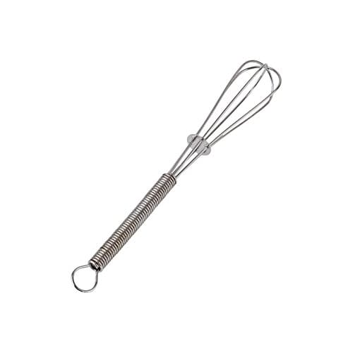 Delish Kitchen Pearl Metal Silver Whisk, 12.5cm, Mini Whisk, Small, CC-1291