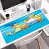 The Simpsons Theme Mouse Pad, Non Slip Rubber Base, Multifunctional Office & Home Decor, Perfect for Workspace Personalization.