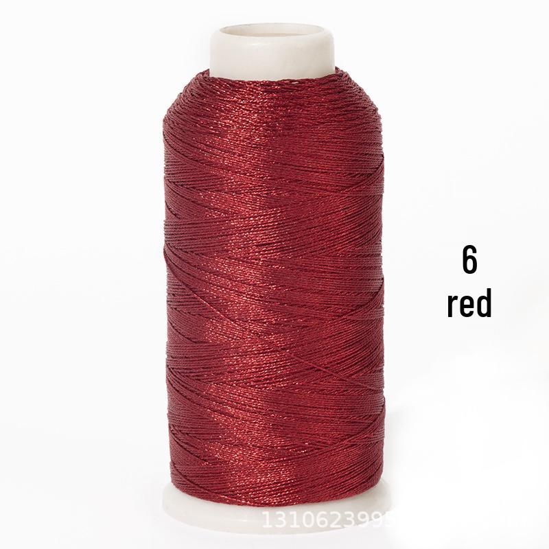 Multi-Strand Gold & Silver Weaving Thread for Colored Bracelets