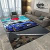 JDMs GTR Flag Car Pattern Carpet Decoration Room Home Outdoor Decor Racing Rug Non Slip Washable Game Style Floor Mat