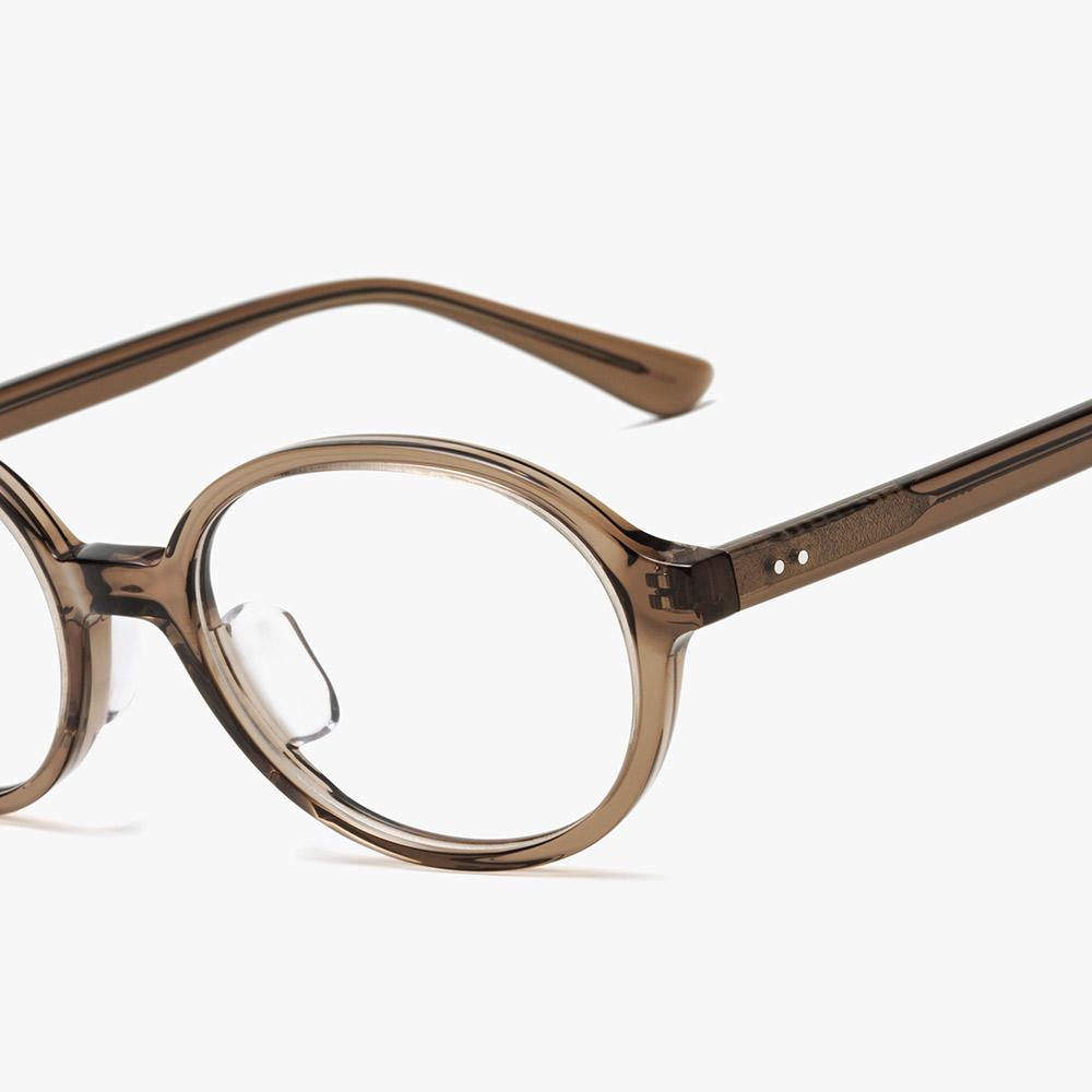 Lugobtikeol [Dunn] Oval Horn-Rimmed Eyeglass Frames (Lc5964 330 53)