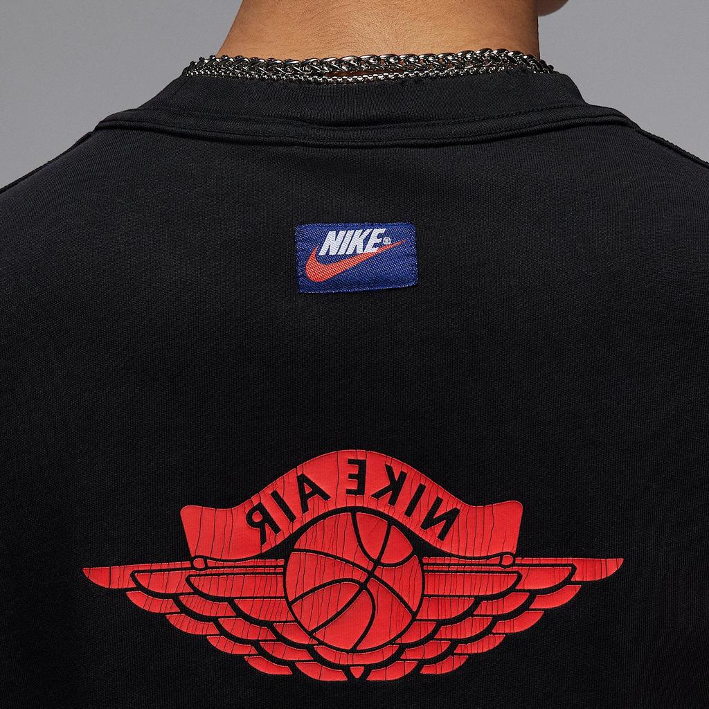 Jordan Air Rare Comfortable Soft Fashionable Versatile Short Sleeve T-Shirt Men Tops Black IB3131010