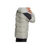 Adidas Terrex Colorblock Mid-Length Hooded Down Jacket Men Outerwear Grey GL7413