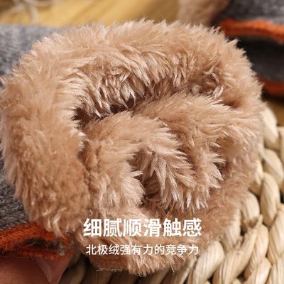 Half Finger Flip Cover Dew Finger Student Writing Double Layer Velvet Thickened Knitted Men's Winter Gloves Warm and Cold Proof