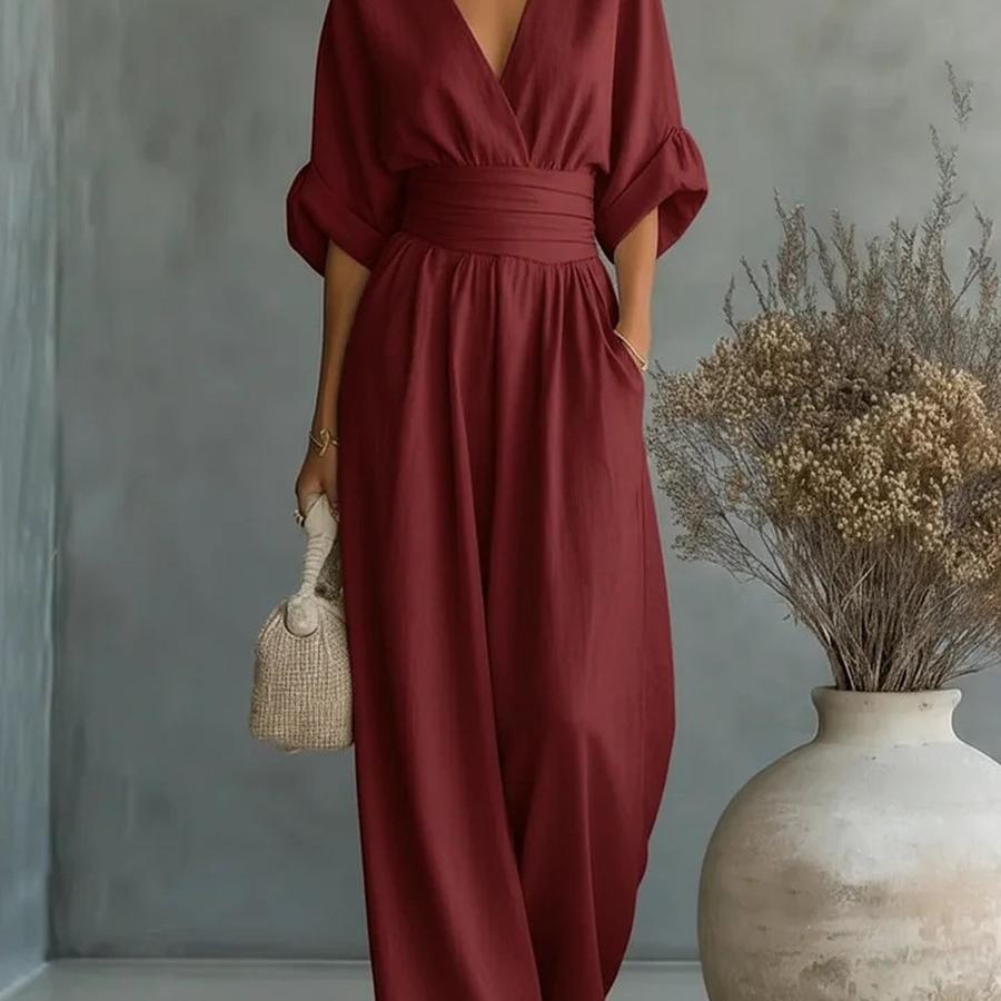 Noul Body Elegant cu Decolteu în V, Croială Slim, pentru Femei, Colecția Primăvară/Vară