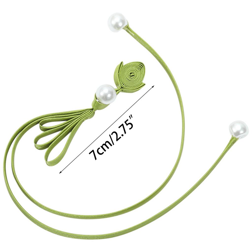 Handmade Cheongsam Sewing Fasteners Chinese Knots Frog Buttons with Long Tassles DIY Tang-Suit Decorative Buttons