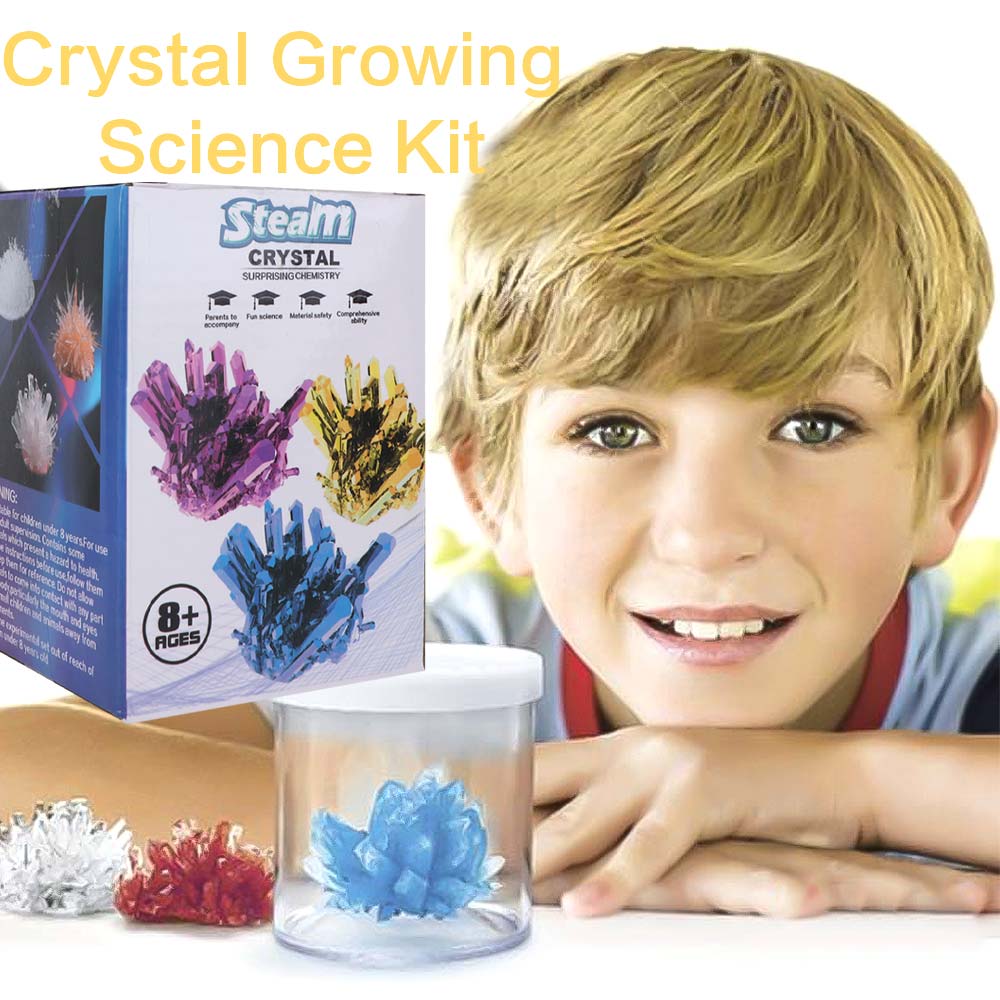 Colored Crystals Crystal Growing Science Kit Easy To Grow Crystal Making Kit Kids