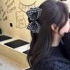 1pc Xiaoxiangfeng Qianniao Grid Large Grab Clip Bow Shaped Hair Clip High-end Feeling Light Luxury Style Back Of The Head