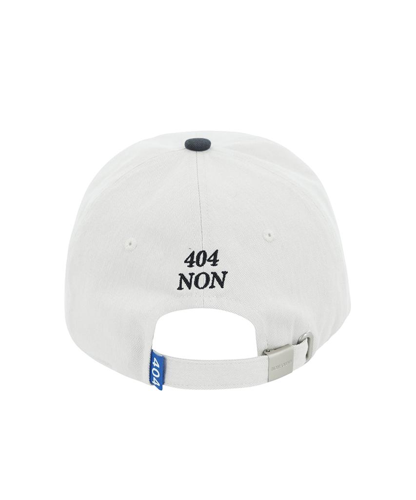 Nonpaundeu Buffering Sun Ball Cap [Cream Black]