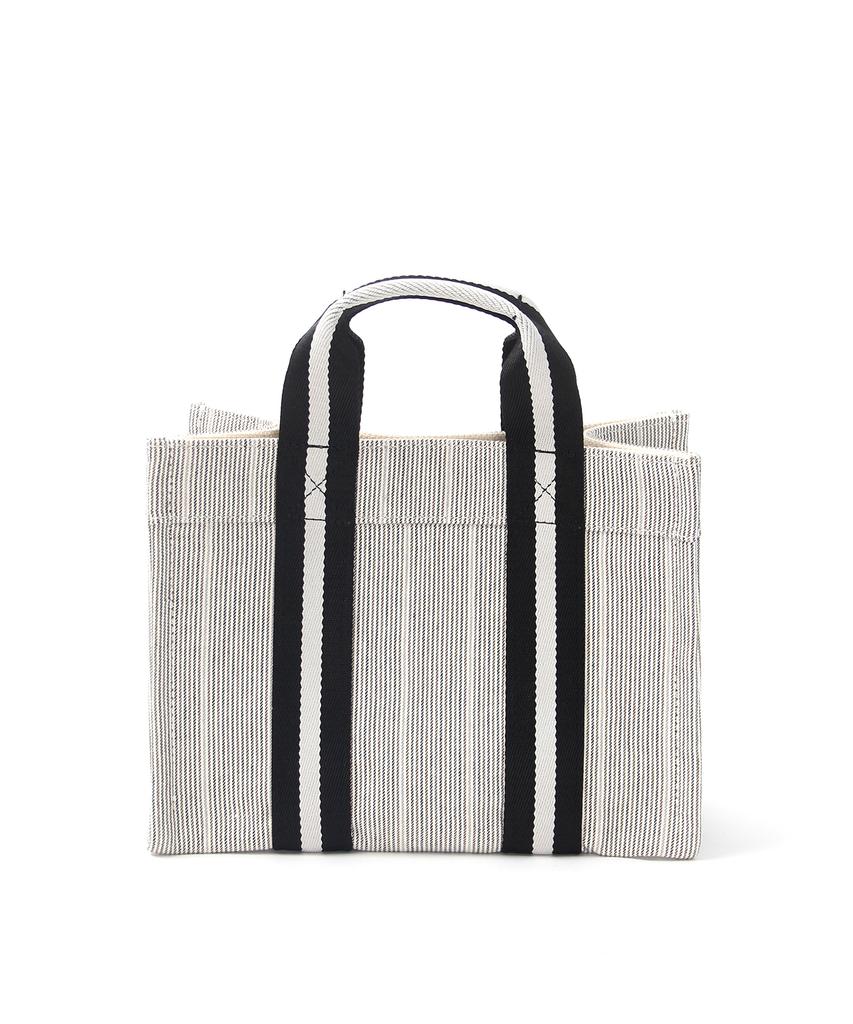 Oror Book Tote Bag 006 Stripe Beige