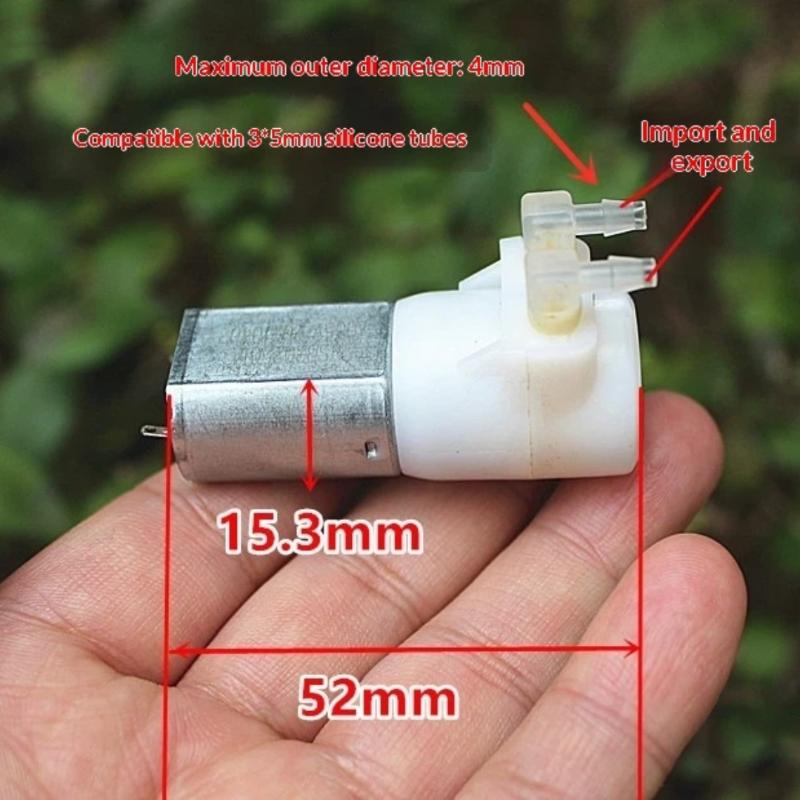 1 ks 3,7V 5V Mini samonasávací vodní čerpadlo pro mytí podlahy Malé Mini 130 Peristaltické čerpadlo Čisticí robot Čerpadlo