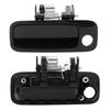 2PCS Car Exterior Door Handle 69210AA010 Comfortable Grasp Black Replacement for Camry 1997?2001