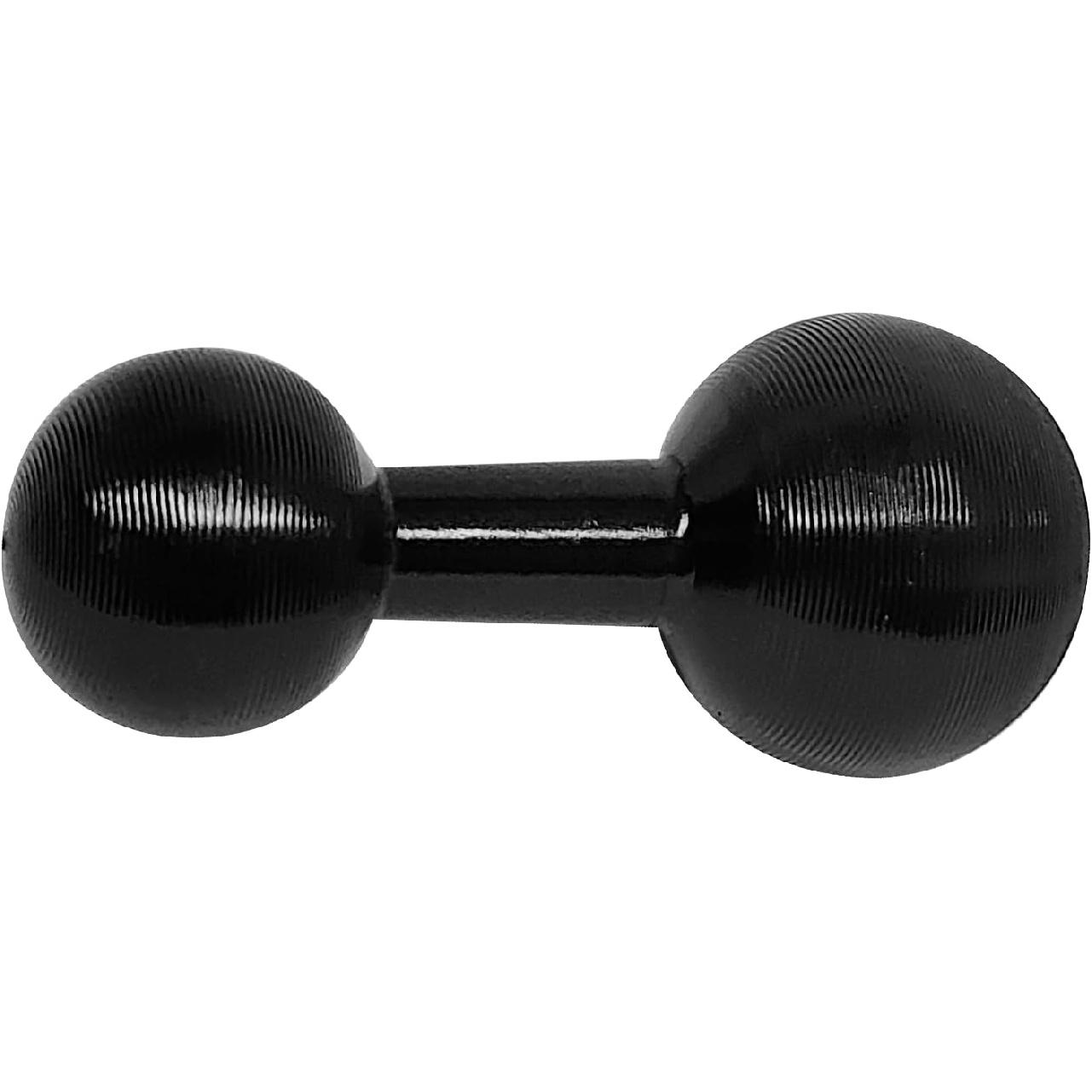 

25MM to 20MM Ball Mount Extension Connector Compatible with GPS Devices & Backup Cameras, Ram Mount B Size Double Socket Arm