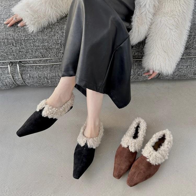 Kailiniai plokščiapadžiai moterims Seksualūs šilti batai moteriai Madingi žieminiai trumpi pliušiniai elegantiški sniego botai