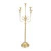 Portacandele da Terra Dorato Candelabro Romantico Europeo Robusto Supporto Ornamentale da Scrivania per