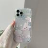 Ins Shiny Bunny Soft Silicone Cute Shell Rabbit Phone Case For Iphone 11 12 Promax 13 14 Pro Max Plus Cartoon Back Cover Capa