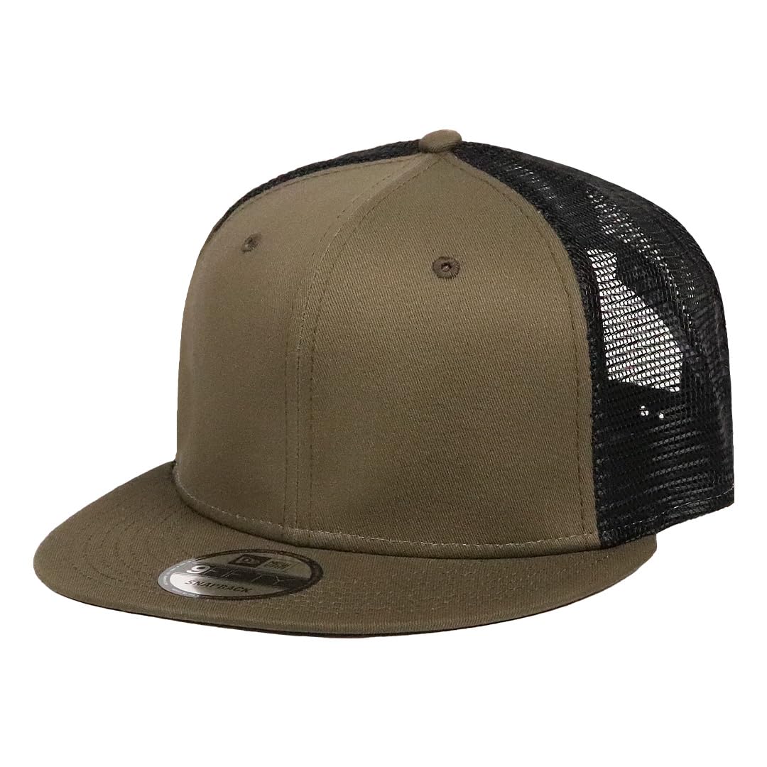 

New Era 9FIFTY Mesh Solid with 99HeadwearShop Standard Fit Baseball Men s Cap, Color, Sticker, Cap, Olive/Black [Used]