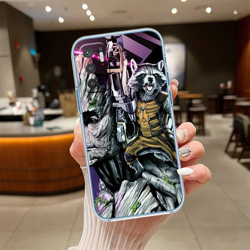 Rocket Raccoon Phone Case for Motorola Edge 20 30 S30 40 50 Fusion Lite Plus Pro Ultra Neo One Action Zoom Hyper Power Macro Vision