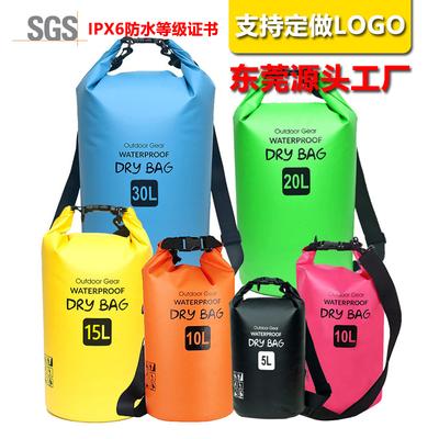 Outdoor Waterproof Bag Dry Rafting Bag, Swimming Beach Waterproof Bucket Bag Dry Bag