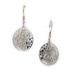 Altesse [K6025] - Boucles acier 'Flora' argenté
