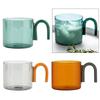 Glas Kaffemugg Dryckesvara Te Dryckeskopp för Frukostflingor Blommigt Te Kontor Hem