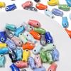 10Pcs Little Fish Ceramic Beads Diy Necklace Earrings Jewelry Accessories Pendants Loose Beads For Crafting