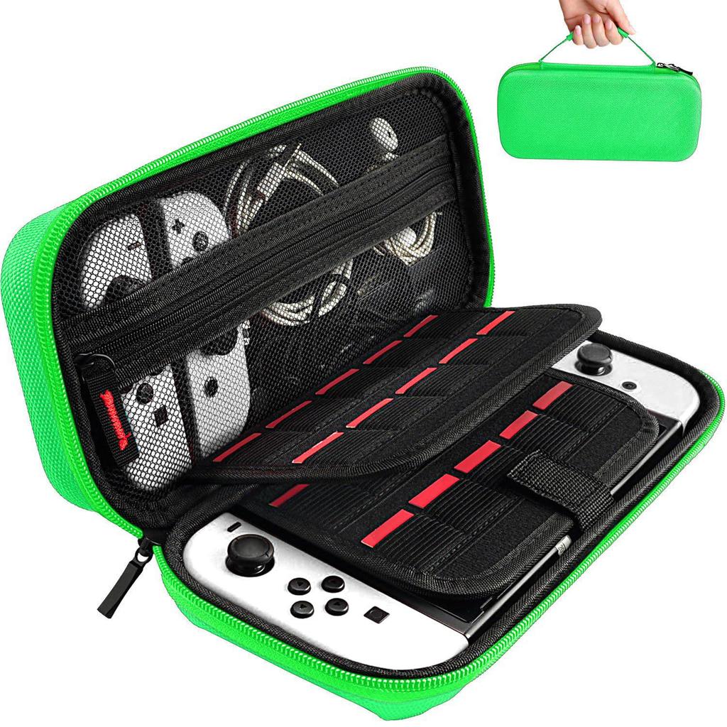Nintendo Switch OLED EVA Protective Storage Bag with Four-Card Holder