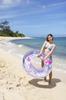 IGARASHI 100cm Inflatable Ring Butterfly Inflatable Ring with Rope and Quick Inflatable New Valve Design RLE-100H [Easy Plug]