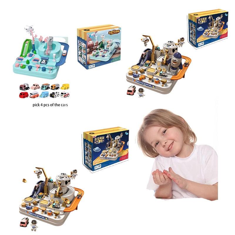 Children's Space-themed Adventure Car Set Educational And Fun Toy For Boys And Girls 4-6)