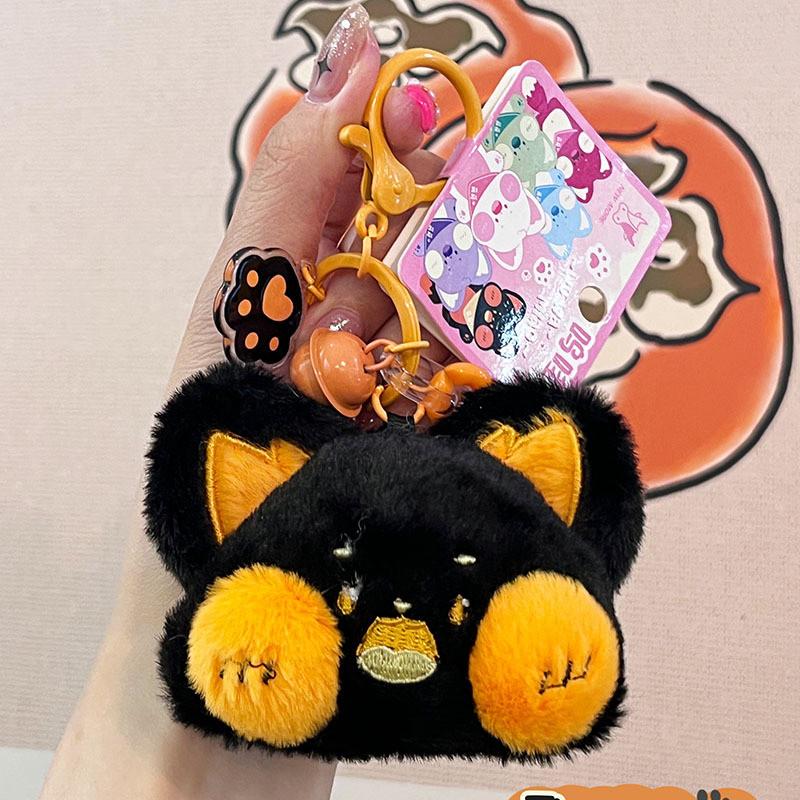 Colorful Wow Original Meow Plush Keychain Delightful Doll Machine Keychain Everyone For