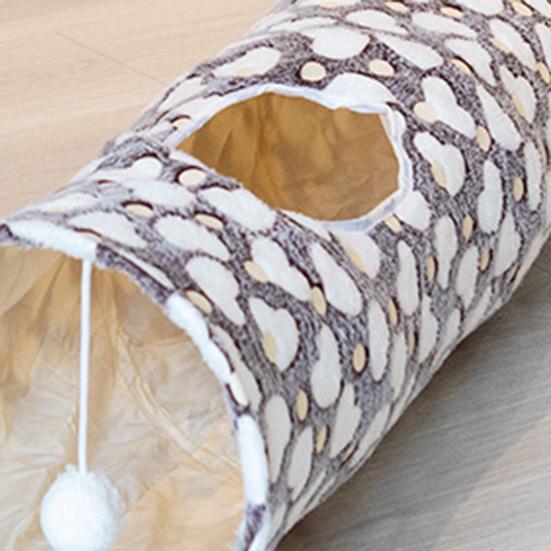 Tunel pliabil pentru animale de companie, rafinat, excelent, imprimat cu lună luminoasă, tunel pentru animale de companie, jucărie, tub canal pentru animale mici, canal pentru pisici